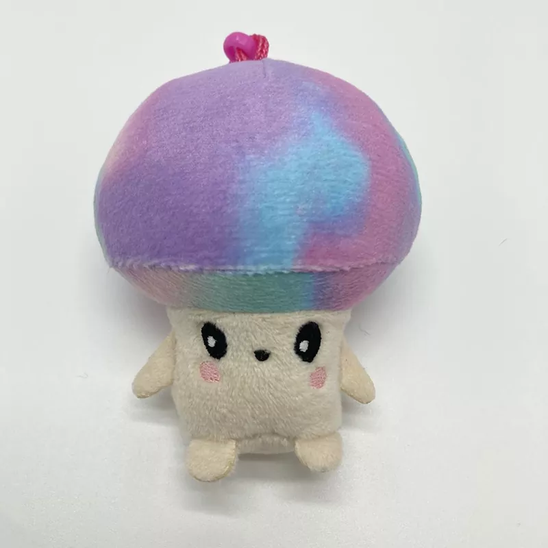 Kawaii Mushroom Plush Keychain