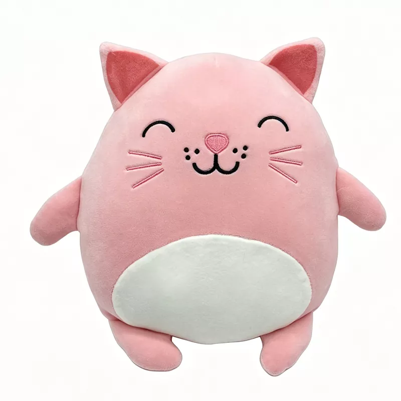 Juguete blando relleno de gato estirado